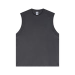 Panelled Back Seam Sleeveless T-Shirt