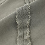 Washed Distressed Fabric Patchwork Vintage Pants