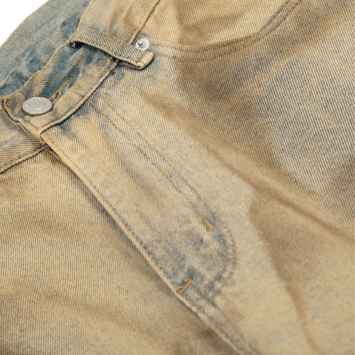 Smoke Rise Smudge Wash Wide Leg Jeans