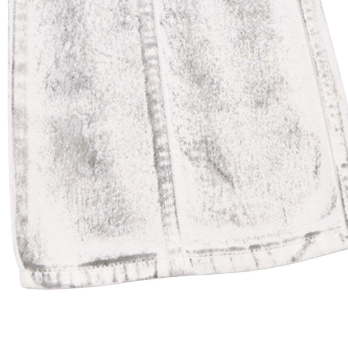 Graffiti Spray Washed Baggy Flared Denim Pants