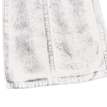 Graffiti Spray Washed Baggy Flared Denim Pants