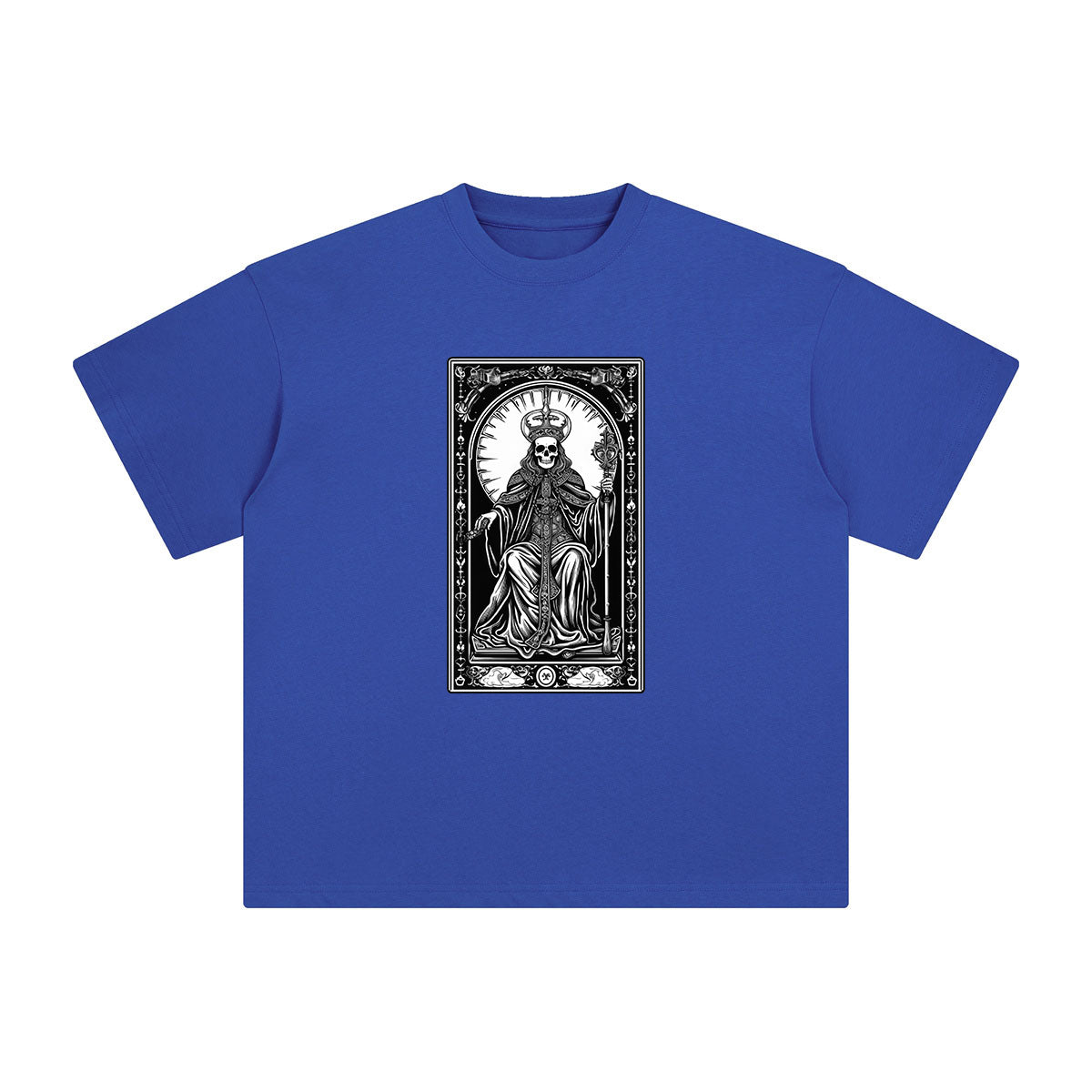 Mystery Skeleton Tarot Card Graphic Tee-INNBLAC Fashion Apparel