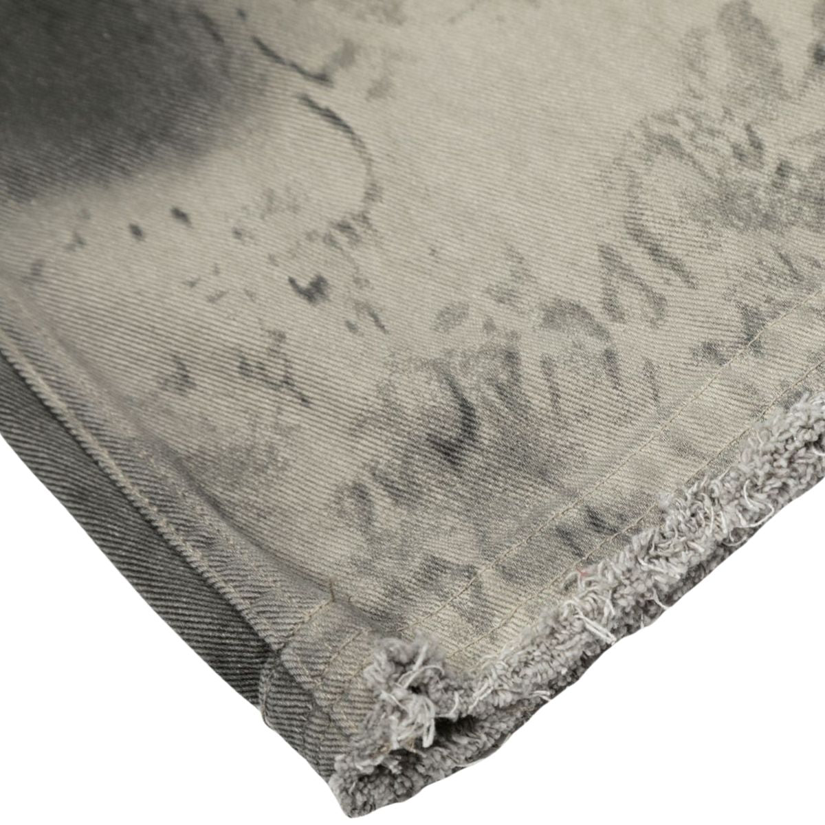 Smoke Rise Vintage Wash Raw Hem Straight-Leg Jeans