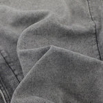 Trendy Patchwork Motorcycle Style Retro Street Washed Denim Jacket