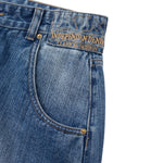 Paris Button Baggy Wide-Leg Denim Jeans