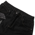 Vintage Black Straight Leg Jeans