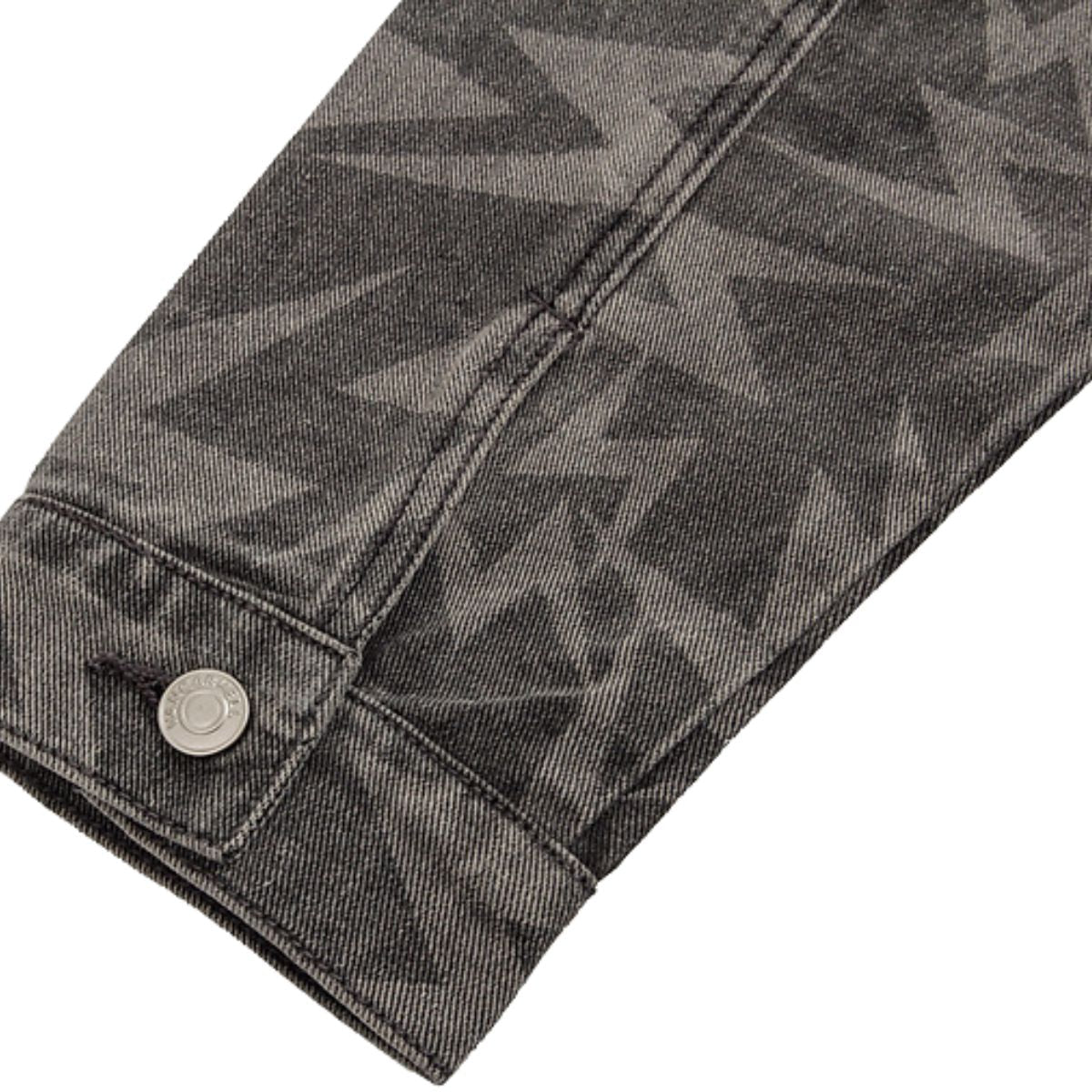 Loose Lighting Pattern Hip-hop Designer Denim Jacket