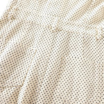 Falda vaquera con bordado de perlas y lavado vintage