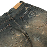 Smoke Rise Relaxed Fit Dirty Wash Ripped Jeans