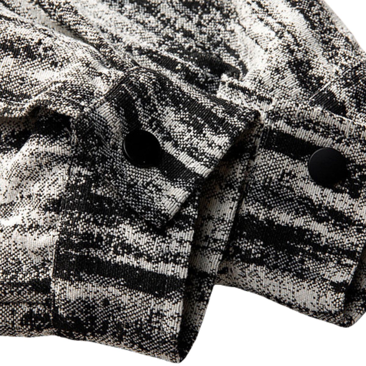 Oversize Streetwear Colorful Yarn Washed Denim Jacket