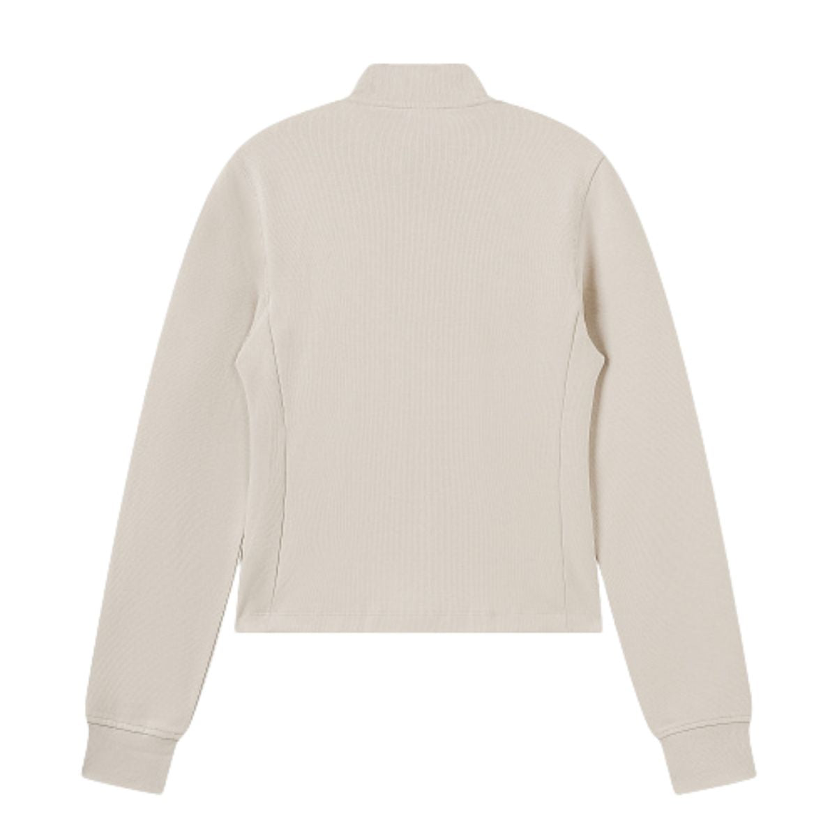 Soft and cozy knitted turtleneck slip sleeves fitted waist short women's jacket