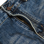 Men's Mid-Rise Straight-Leg Washed Denim Pants �Vintage Casual