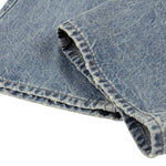 Vintage Washed Distressed Wide Leg Straight Jeans