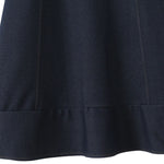 Falda vaquera con bordado de perlas y lavado vintage