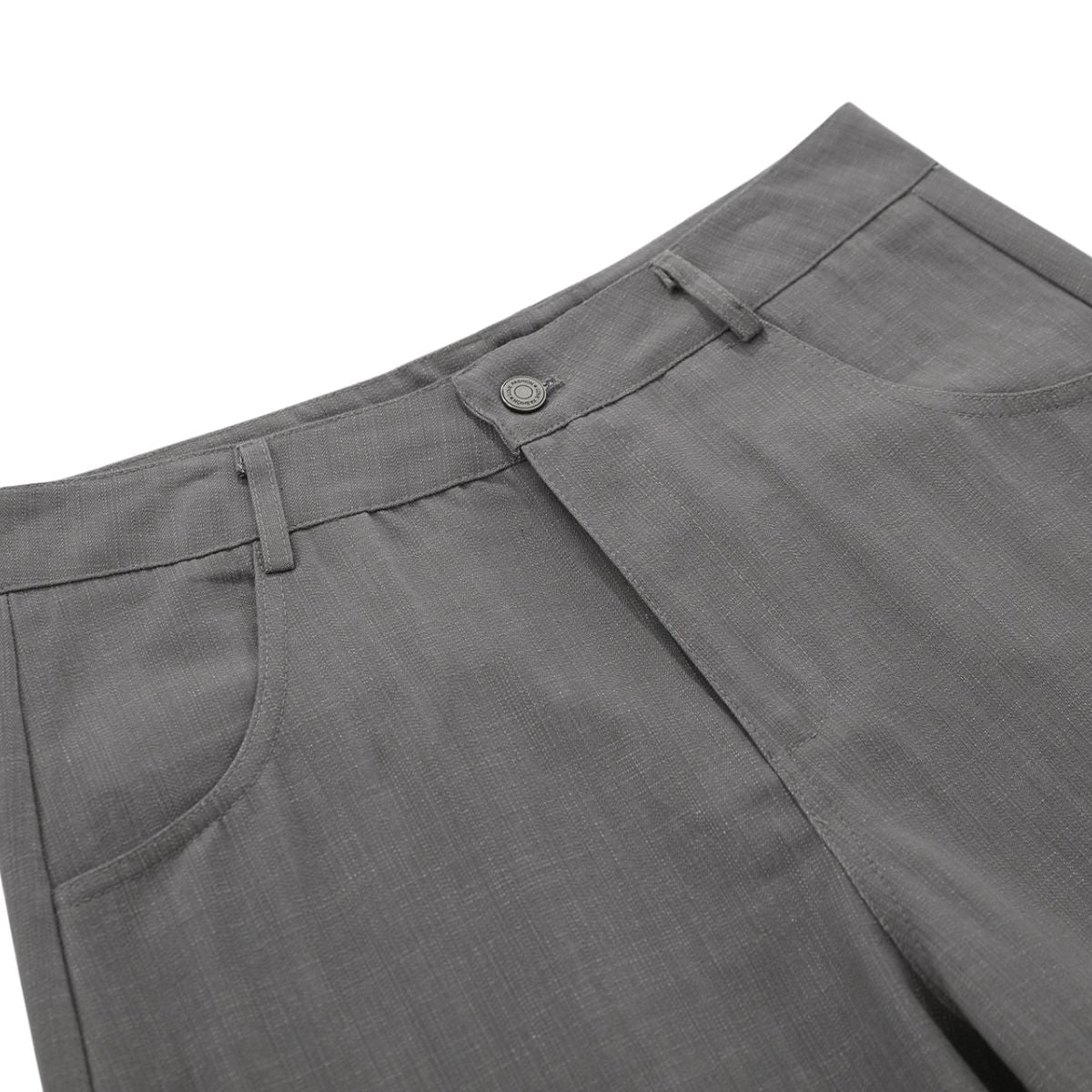 Old Money Draped Wide Leg Barrel Trousers