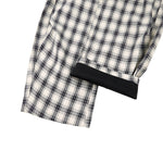American Vintage Checkered Wide Leg Relaxed Pants