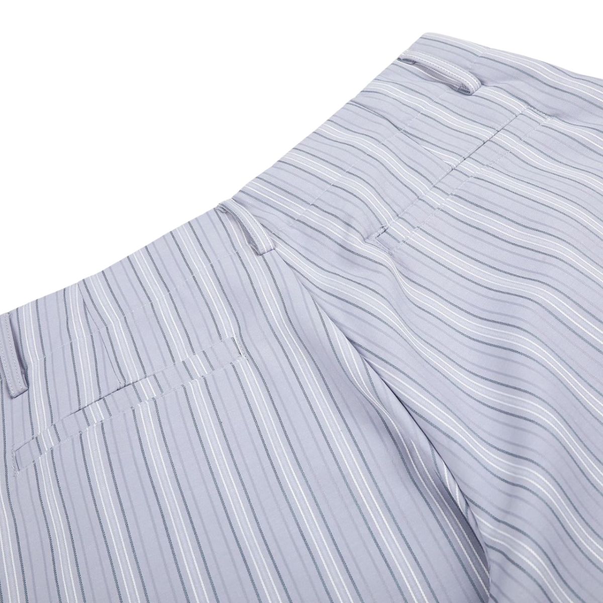 Vintage Contrast‑Stripe Pleated Relaxed Wide‑Leg Casual Trousers