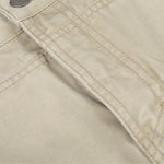 Vintage Scimitar-Wash Pleated Loose-Fit Wide-Leg Pants