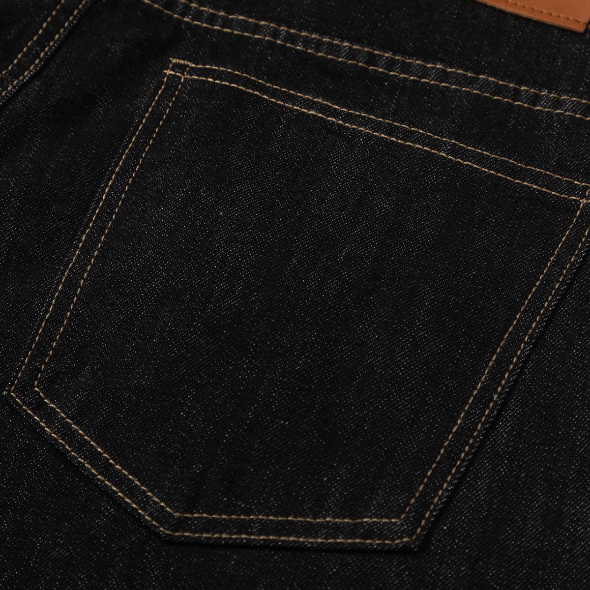 Vintage Raw Wash Loose Straight Leg Jeans