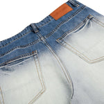 Vintage Washed Slim Flare Jeans