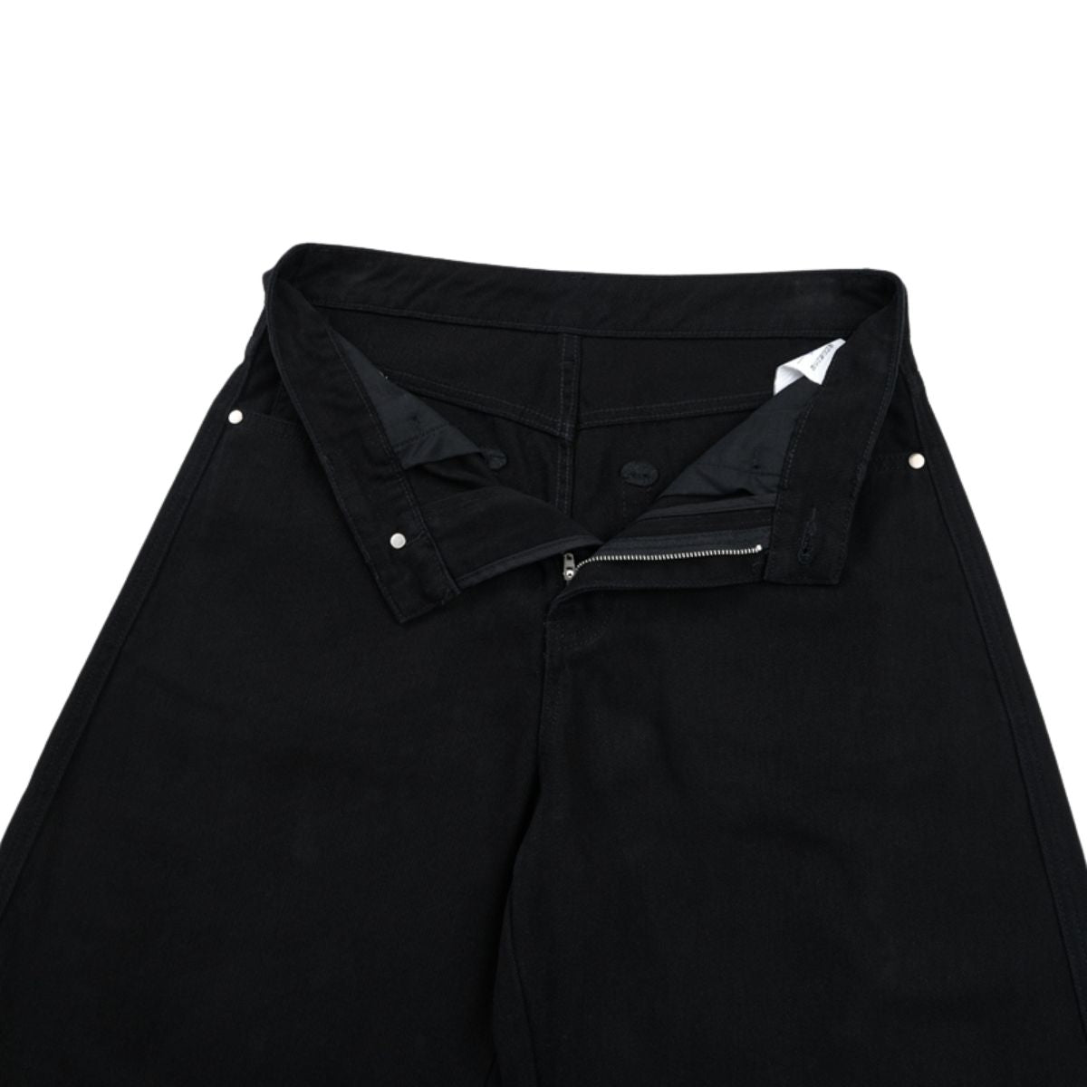 Voluminous Wide‑Leg Twill Casual Pants