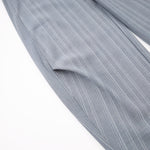 Vintage American Stripe Wide-Leg Curved Trousers