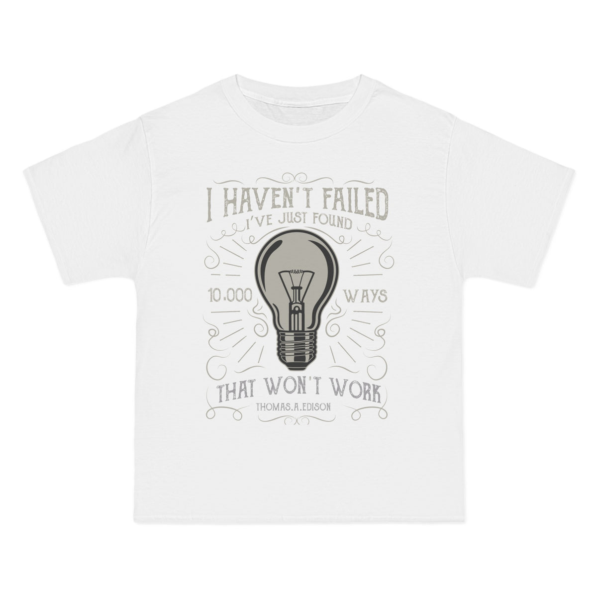 WAYS Retro Bulb Graphic Tee-INNBLAC Fashion Apparel