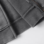 Sleeveless Zip Hoodie Casual Vest Hood Pockets Included