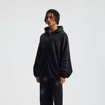 Tiger Stripes Gradient Color Zip Up Hoodie