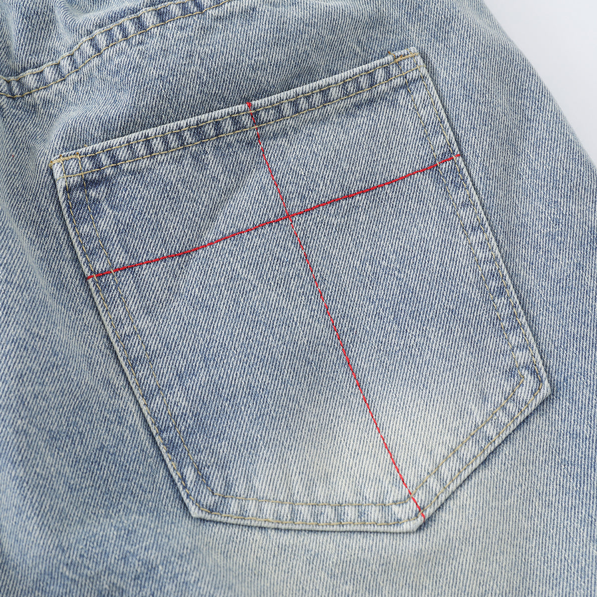 Tie-Dyed Raw Hem Ripped Bermuda Shorts