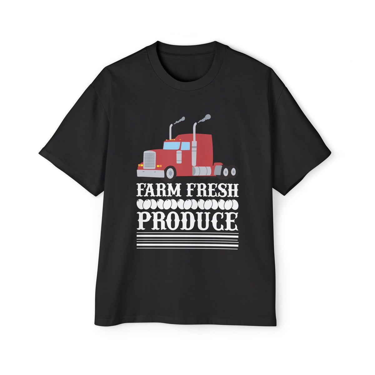 Farm Fresh Produce Graphic Tee-INNBLAC Fashion Apparel