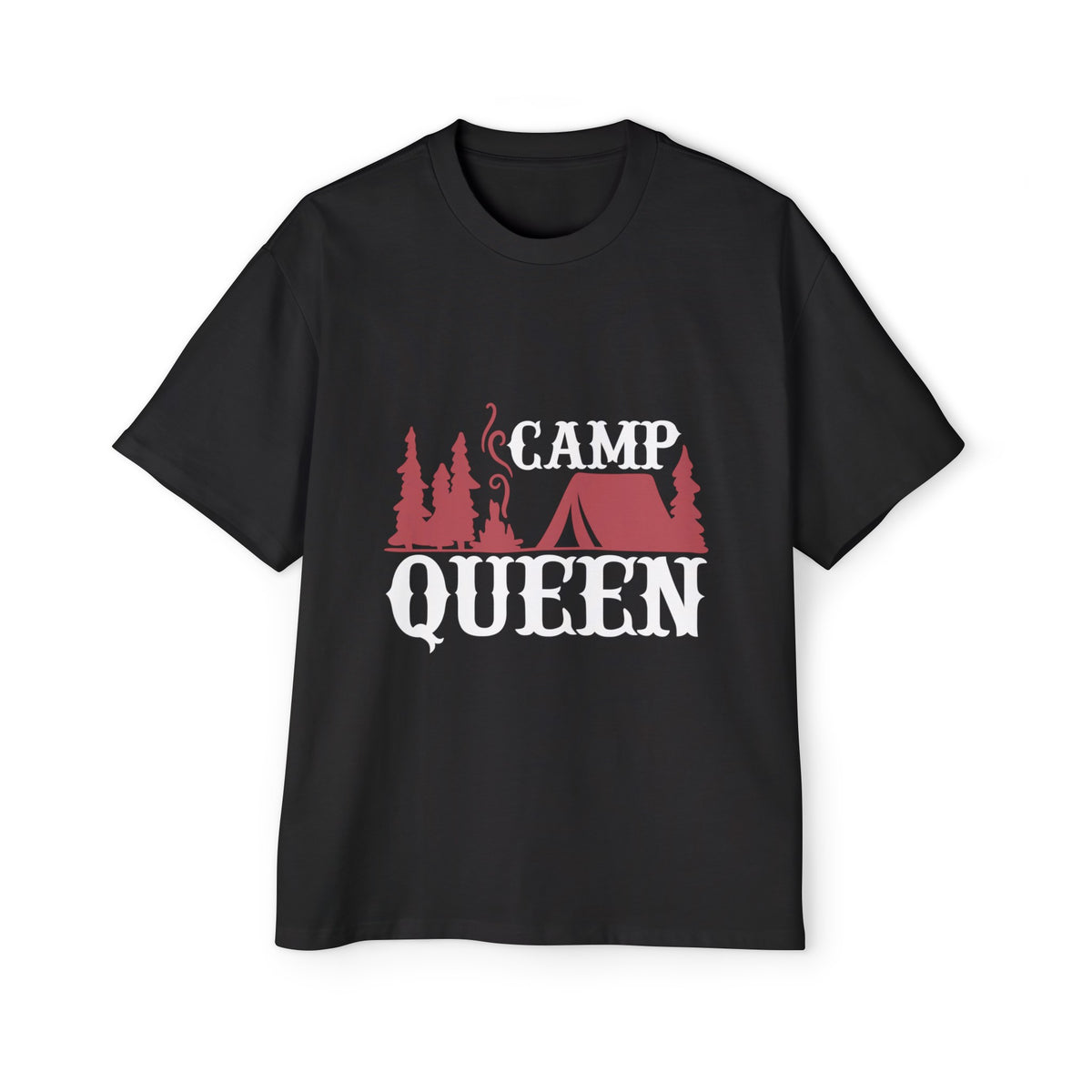 Camp Queen Graphic Tee-INNBLAC Fashion Apparel