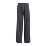 Women's Relaxed Straight Leg Ribbed Trousers