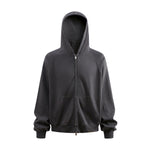 Heavyweight Washed Cotton Boxy Hoodie