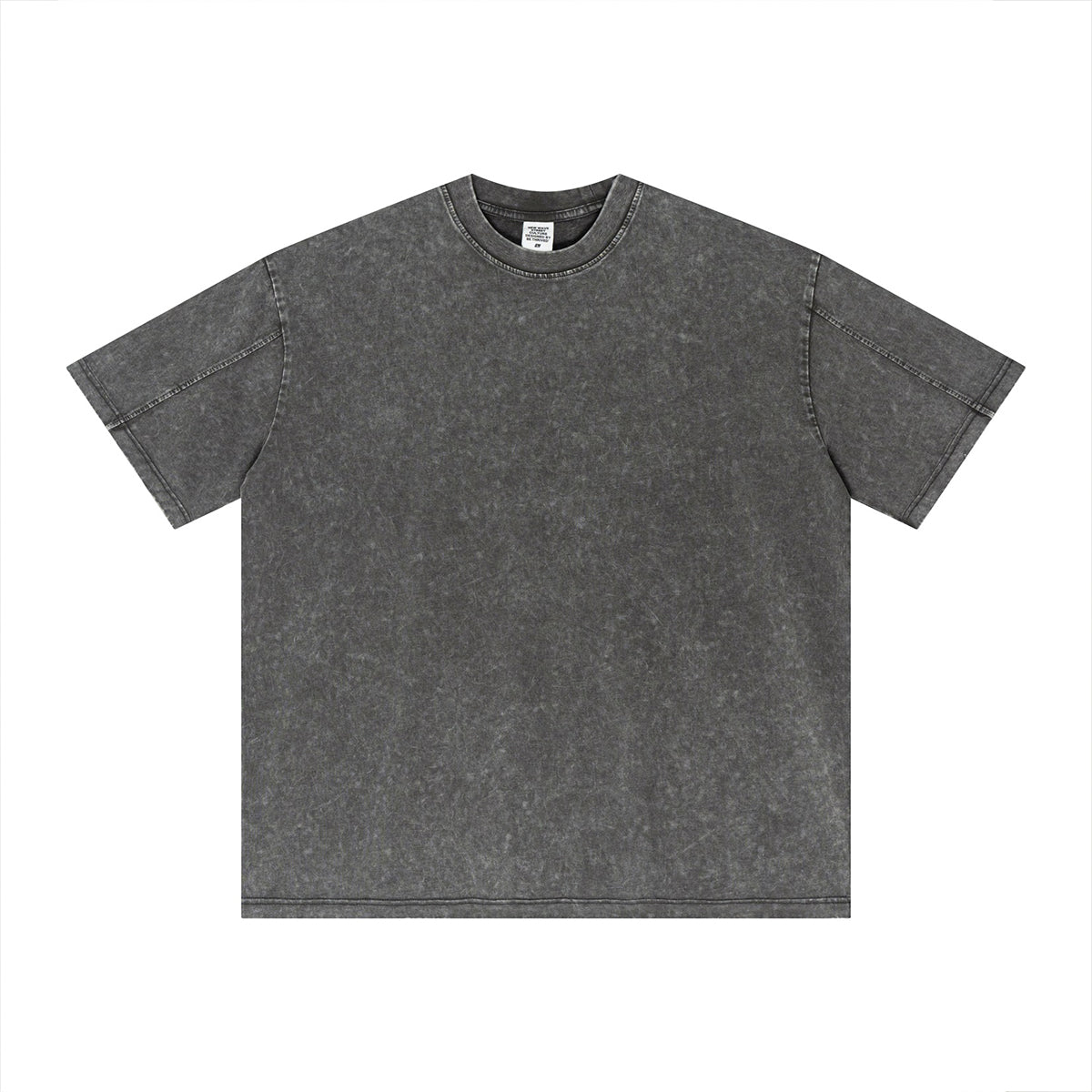 Camiseta holgada con lavado vintage de 8 oz