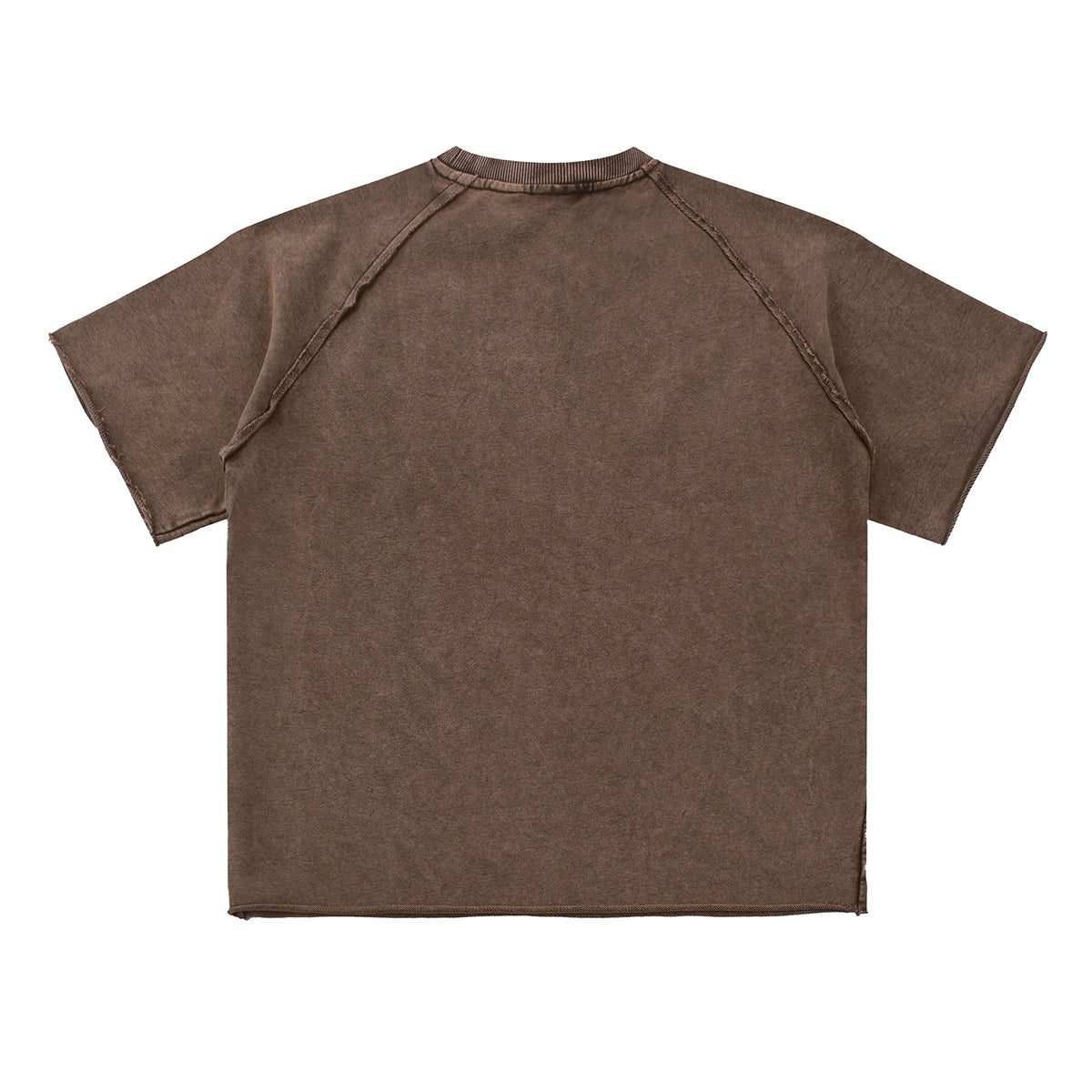 Heavy Washed Wax-Dyed High Street Raglan Tee