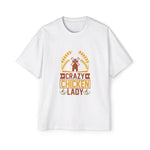 Crazy Chicken Lady Graphic Tee-INNBLAC Fashion Apparel