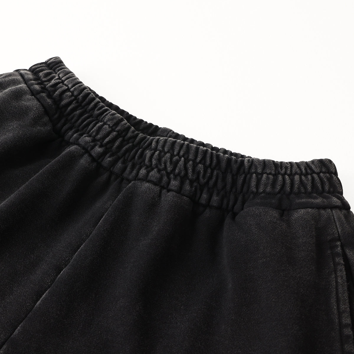 Vintage Wash Distressed Barrel Leg Pants