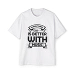 Music Quote Graphic Tee-INNBLAC Fashion Apparel