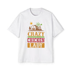 Crazy Chicken Lady Graphic Tee-INNBLAC Fashion Apparel