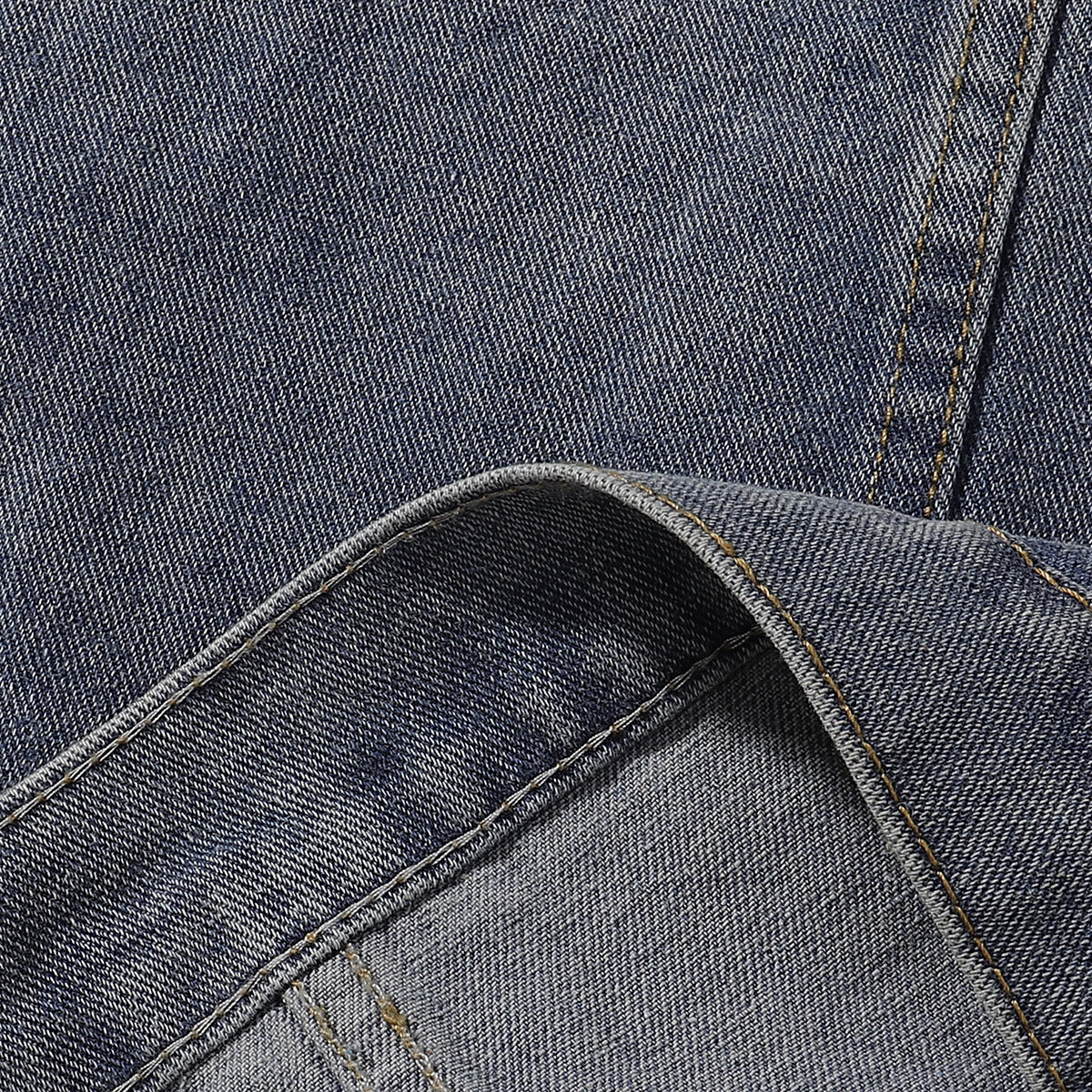 Zip-Up Baggy Denim Jacket