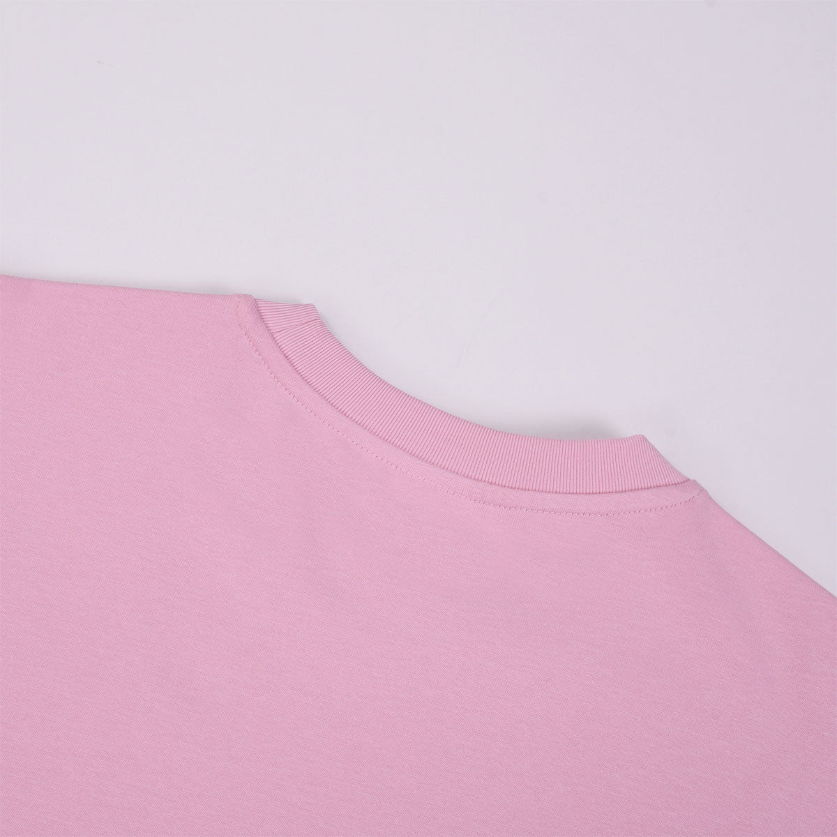 Relaxed Fit Boxy Solid Color Minimal Tee