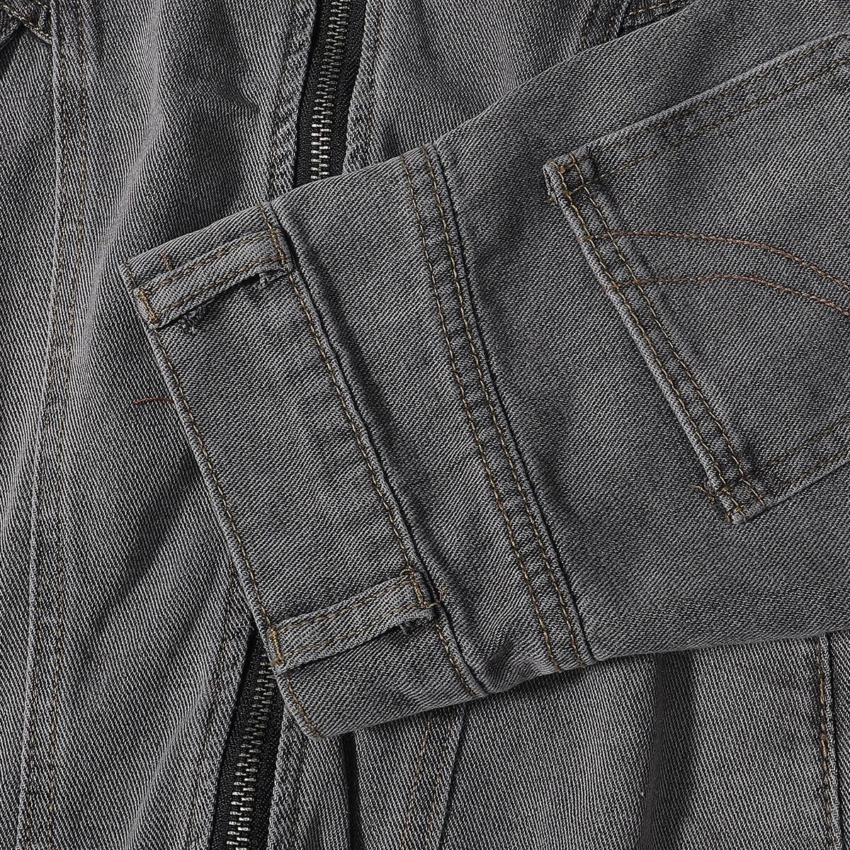 Deconstructed Denim Bomber Jacket