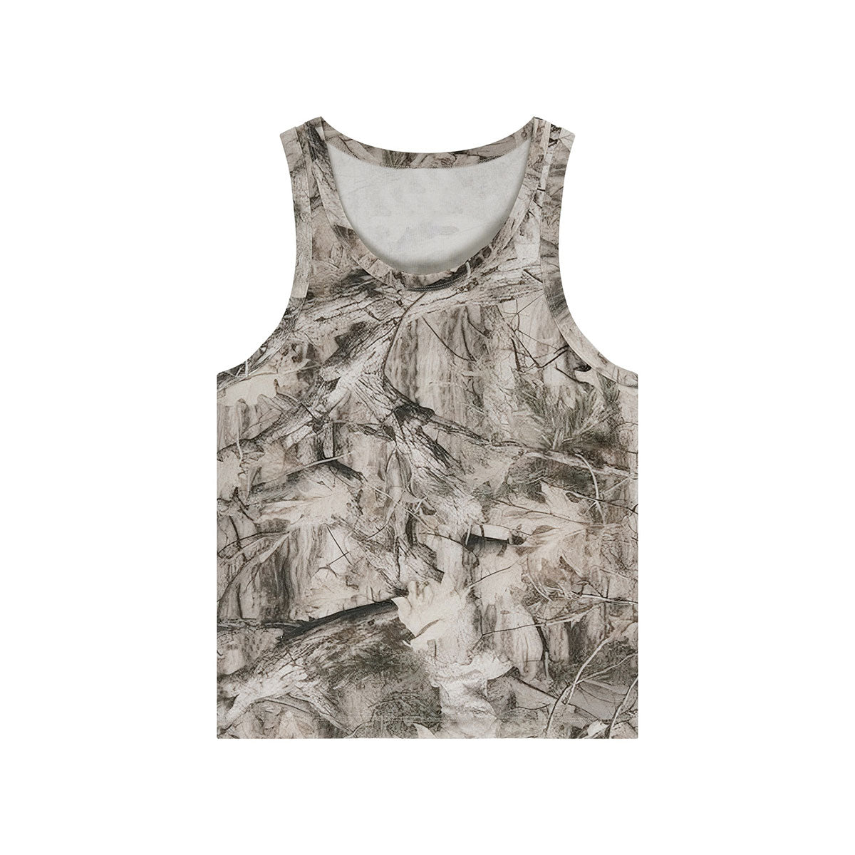 Forest Print Camo Nature Inspired Sleeveless Tank
