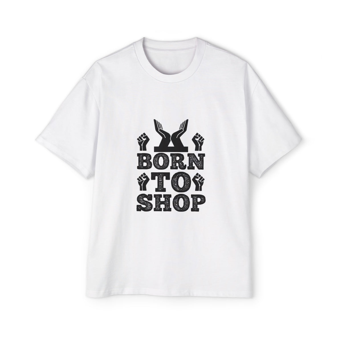 Born To Shop Graphic Tee-INNBLAC Fashion Apparel