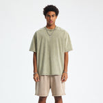 Vintage Washed Patchwork T Shirt 8oz