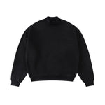 Soft Fleece Mock Neck Pullover Sweatshirt