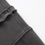 Distressed Vintage Wash Zip Up Hoodie