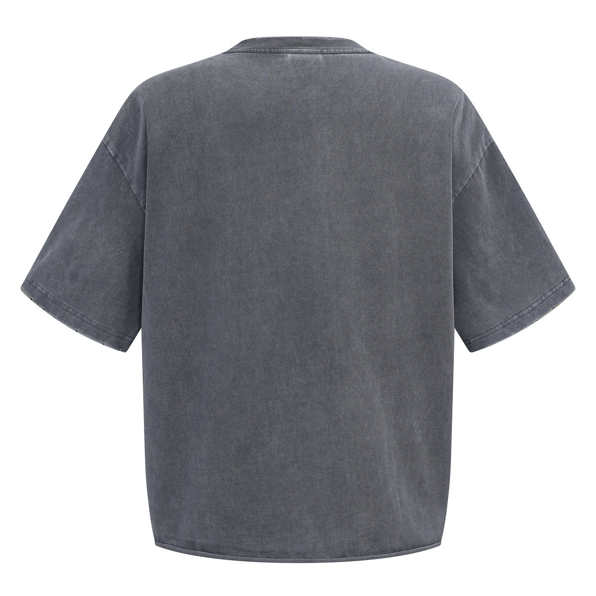 Utility Pocket Distressed Washed Oversized Street Tee