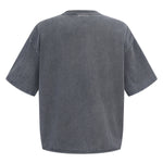 Utility Pocket Distressed Washed Oversized Street Tee